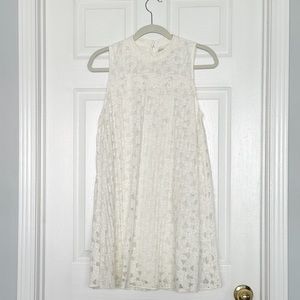 NWT Moon River White Lace Mini Dress